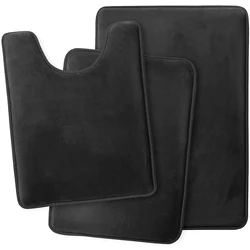 Market popular non slip bath waterproof floor bathroom anti slip mat bath mat set