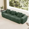 Green + Velvet + 3 Seat