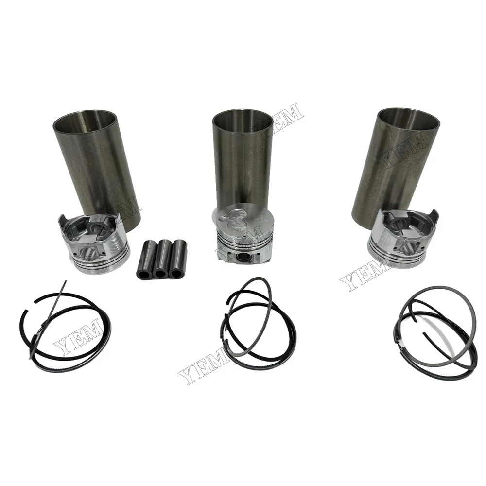 For Isuzu 3LB1 Cylinder Liner Kit Repair Part Engine Rebuild Kit
