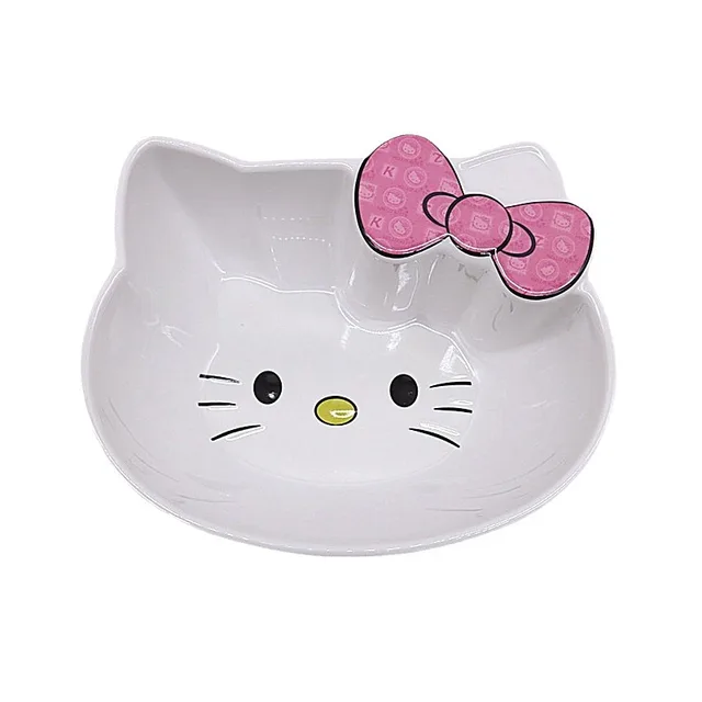 Manufacturer Wholesale Hello Kitty Sanitary Bowl Non Ceramic Soup Bowls Customized Color Green Pink Grey Made In China