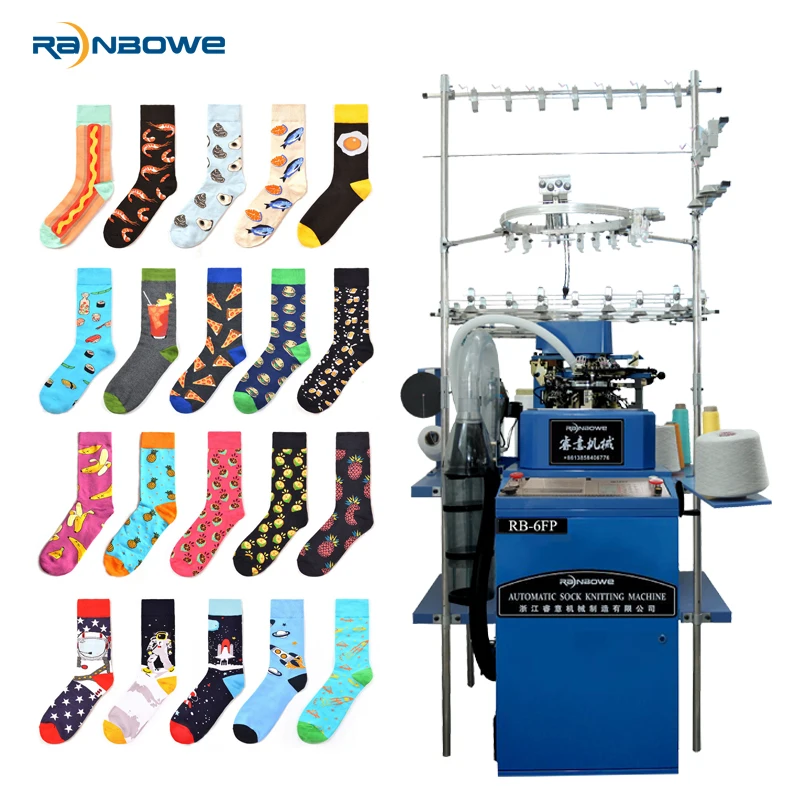 RB-6FP автоматический Электрический высокое качество Soosan машинка для вязания носков носки машина по производству носков