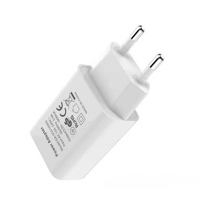 Pack De 6 Chargeurs USB Mural 5V/1A – Mini Adaptateur Secteur Pour IPhone, Samsung – Charge Rapide Et Sécurisée – Bureau, Maison, Voyage