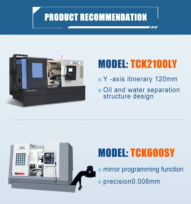 German Fanuc Tck600y Cnc Double Chuck Hobbing Combination Machine Tool ...