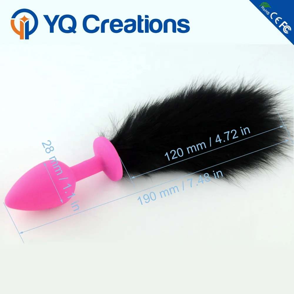 Cosplay Anal Erotics Fox Tail by Homemade Anal Sex Toys Sex Products  Silicone Anal Plug