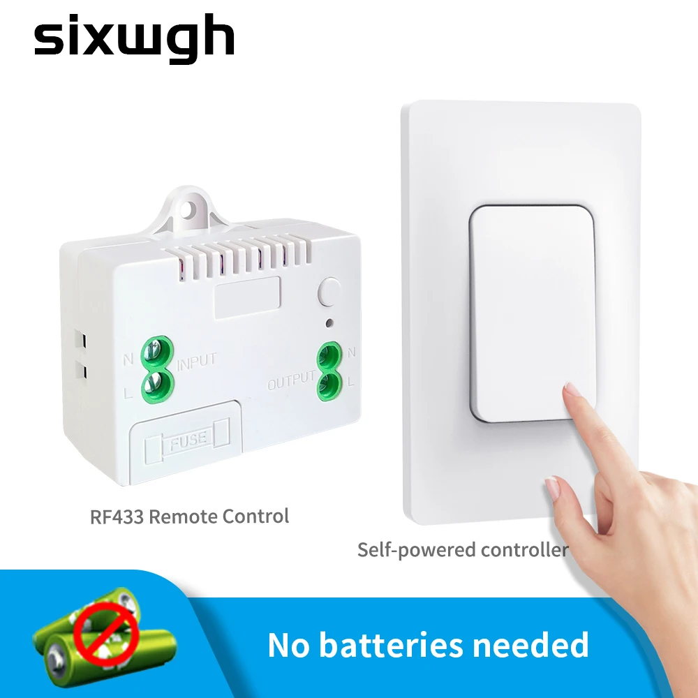 Self Powered Wireless Light Switch System