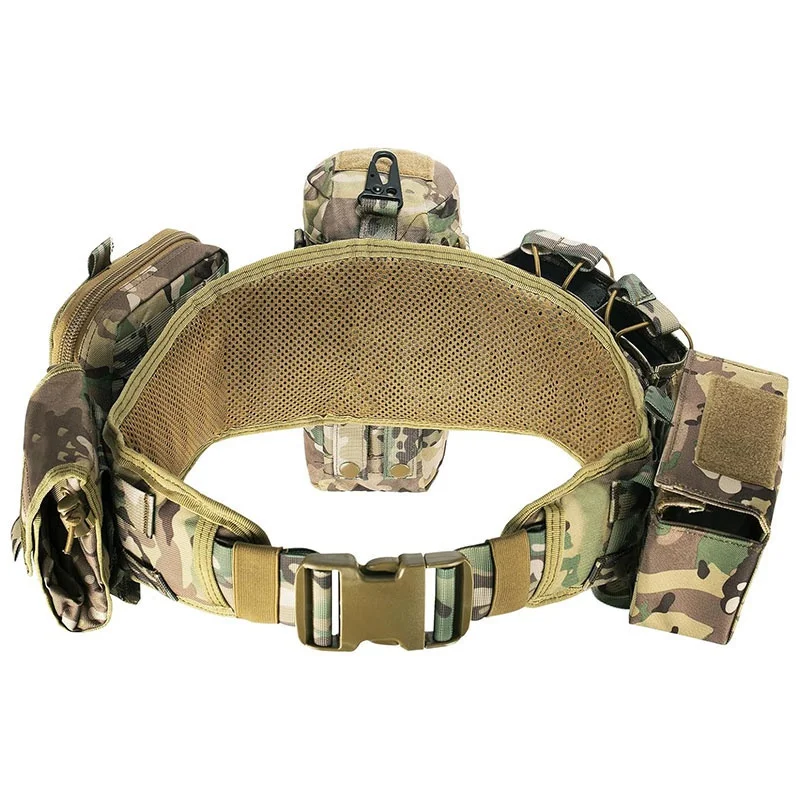 Lightweight High Duty Premium Multifunctional Tactical Battle Belts Quick-release Sport Enthusiasts Buckle Tactic Waist Belt