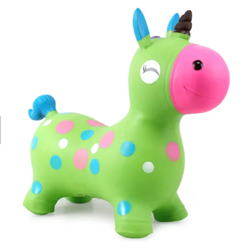Professional Using Pvc Bounce Jumping Animal Toy for Child Riding and Walking