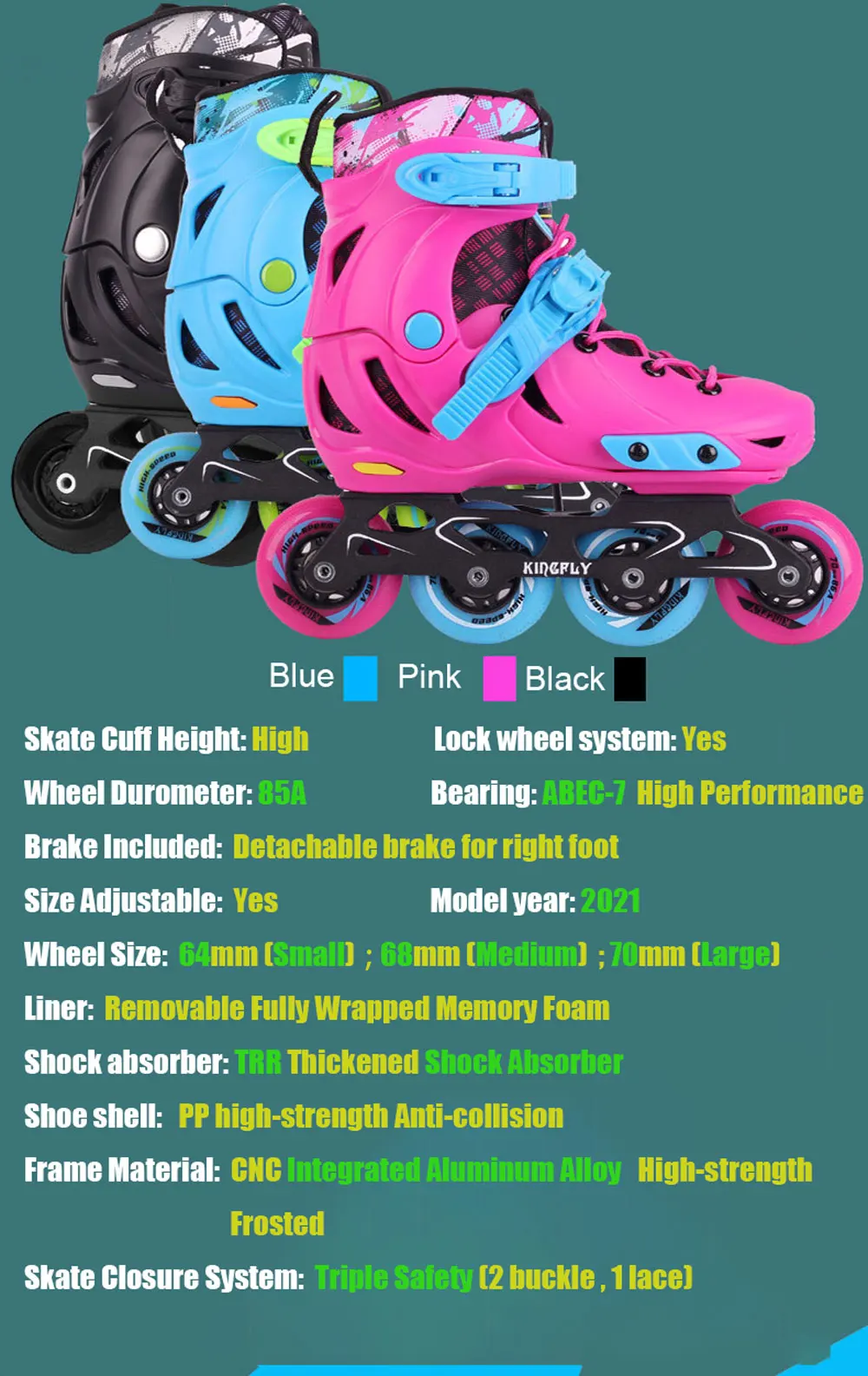 Inline Speed Patin Profesional A Roulet Patines De Linea Cuatro Ruedas Professional Roller Skates Adult Children