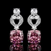 Bird's Nest cut dried rose ear studs