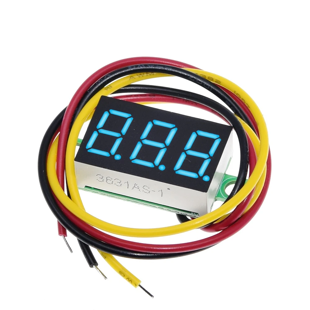 DC 0-100V Three-wire LED Panel Digital Voltage Volt Meter Display Voltmeter