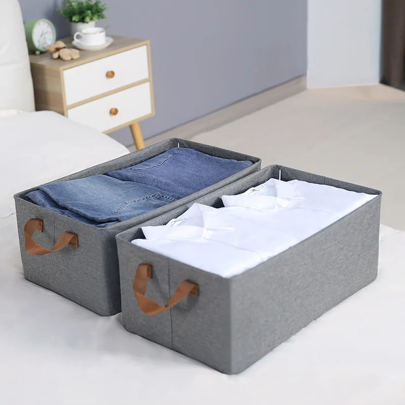 Jeans Storage Organiser Box Wardrobe Clothes Organizer Bins Drawer Organizer for Shirts Pants Jeans