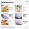 Multiple materials are available for selection