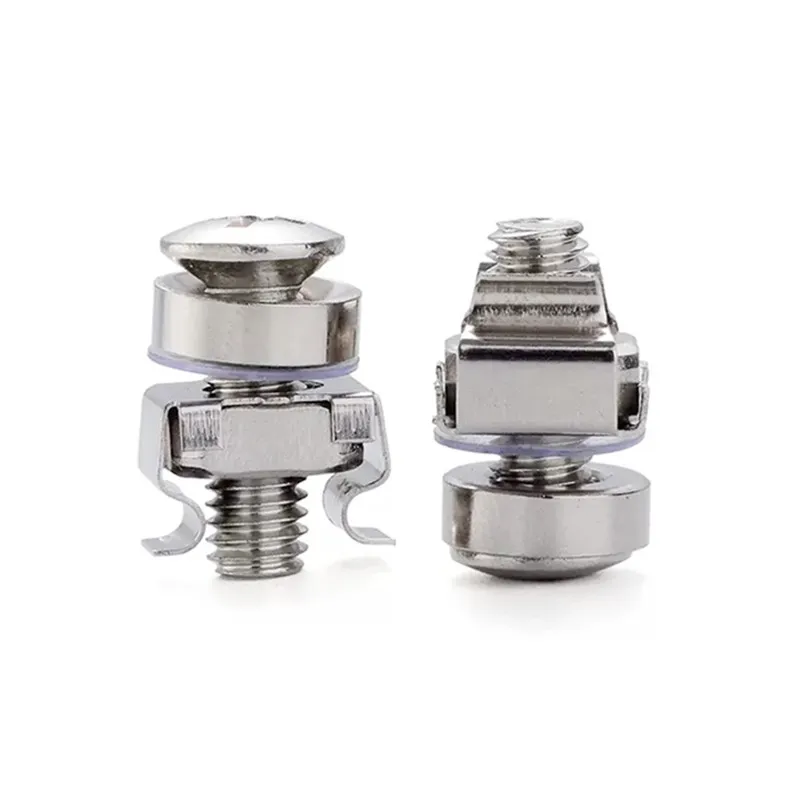 M4 M5 M6 M8 Cage Nuts & Mounting Bolts for Server Racks