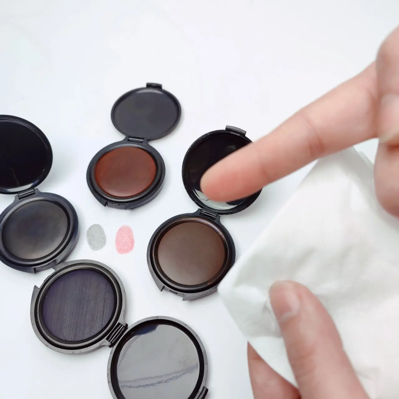 Clean Touch Inkless Plastic Ink Pad Box Refillable Office Stamp Pad ...