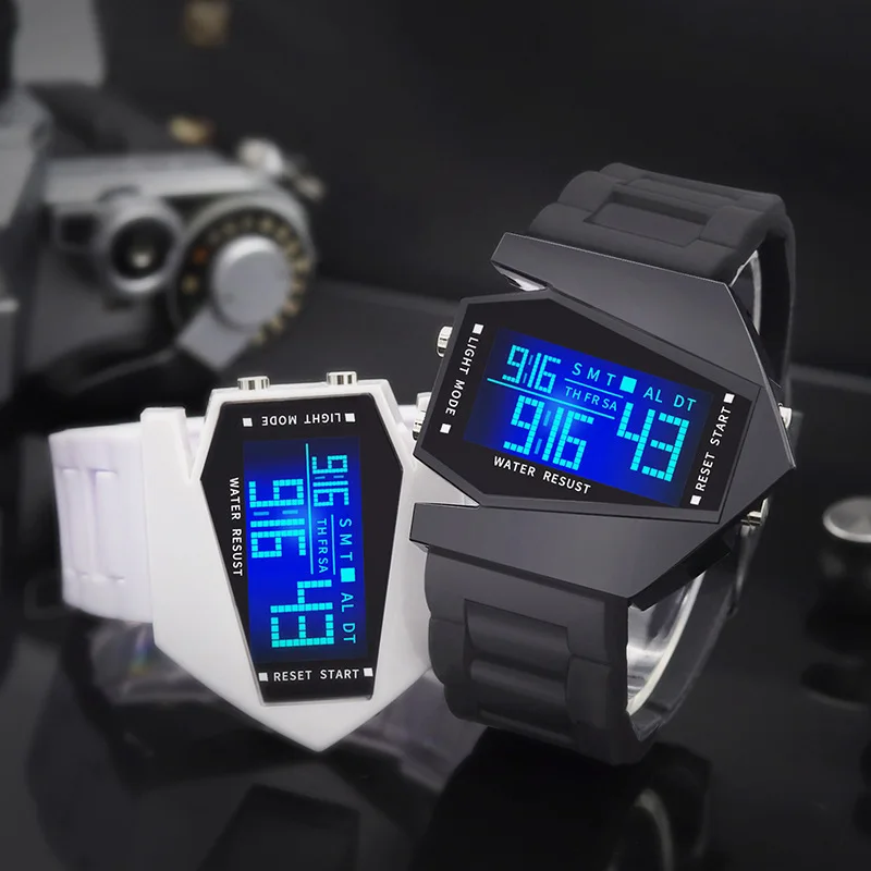 2023 Men Sports Watch Digital Led Multifunction Alarm Chronograph Waterproof Backlight Men Masculino Watches