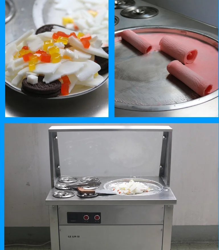 Thai Stir Fry Ice Cream Tools Roll Machine Électrique Petit Yaourt Frit  Pour 2716 Du 378,16 €