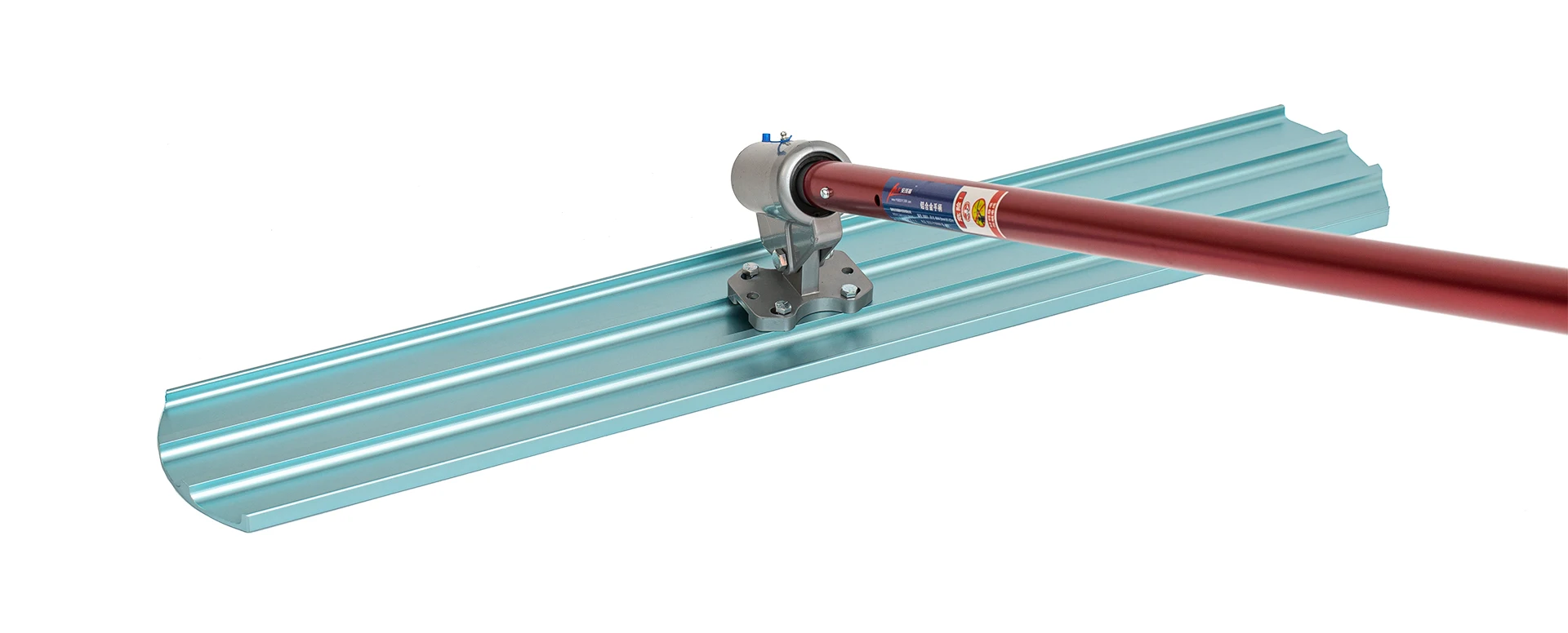 Concrete Tools Big D Blue Steel Round End Fresno Trowel With Bull Float