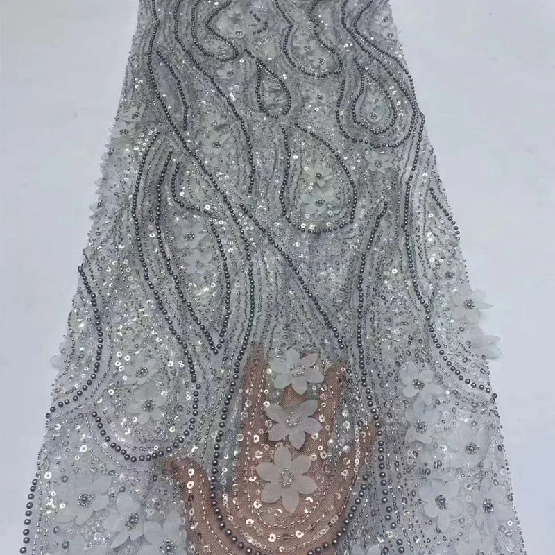 All'ingrosso cristalli Swarovski pizzo ricamo Tulle tessuto - Main Image