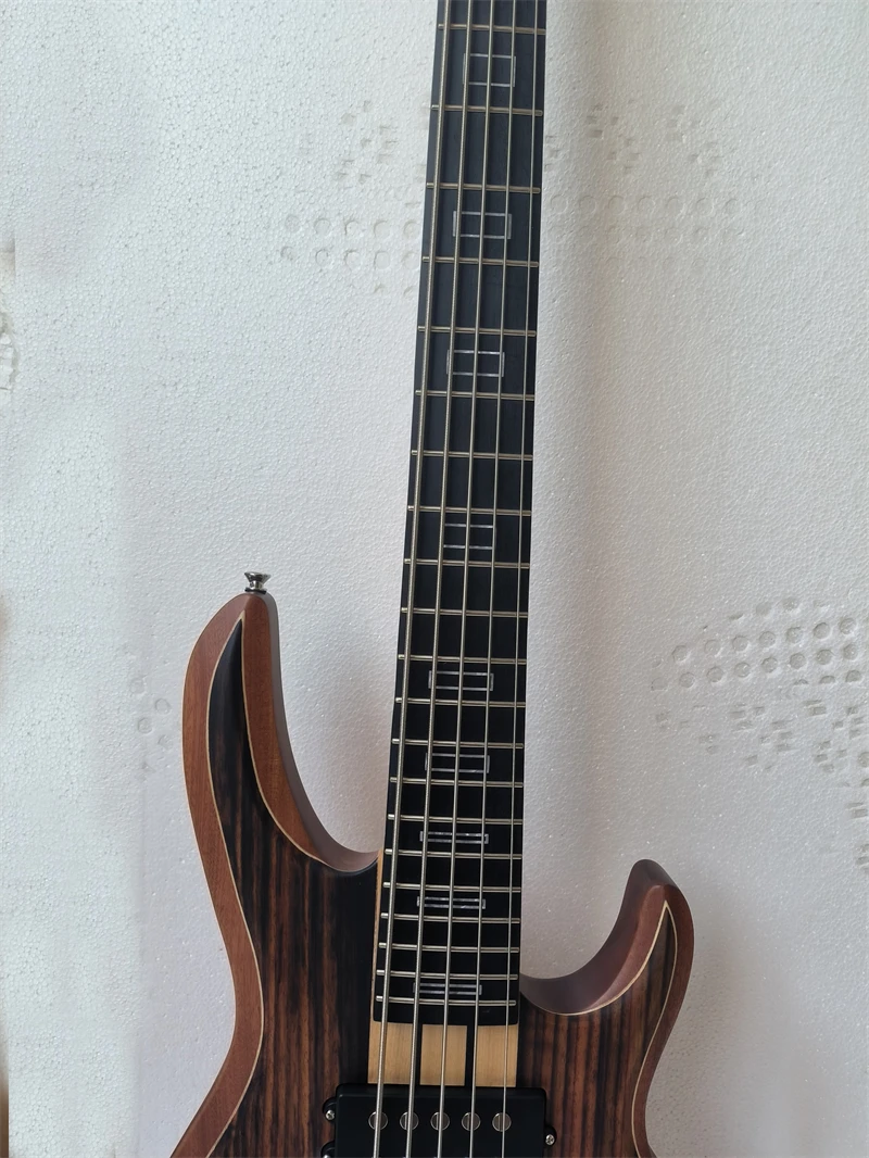 5 String Electric Bass Guitarhigh Quality Neck Through Body Electric Bassactive Pickup Buy 8698