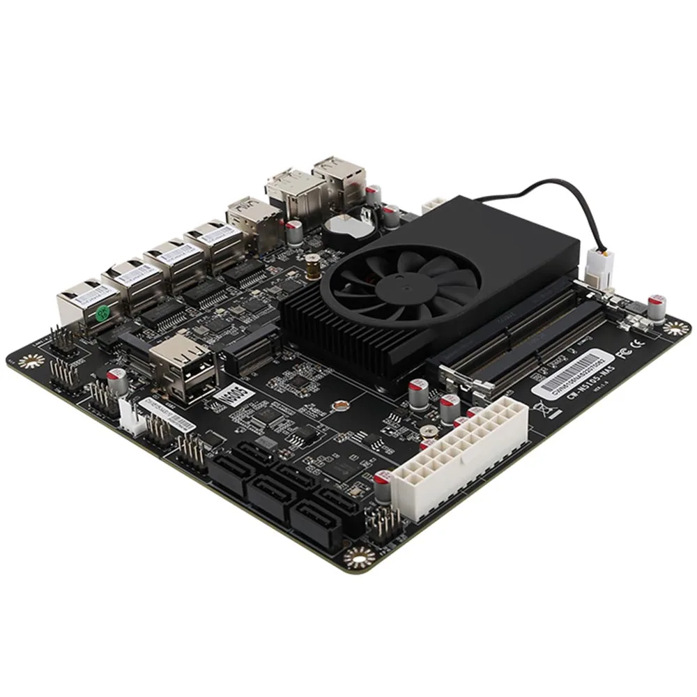 NAS Motherboard Intel N6005 N5105 J6412 J6413 - 4 LAN Intel I226-v