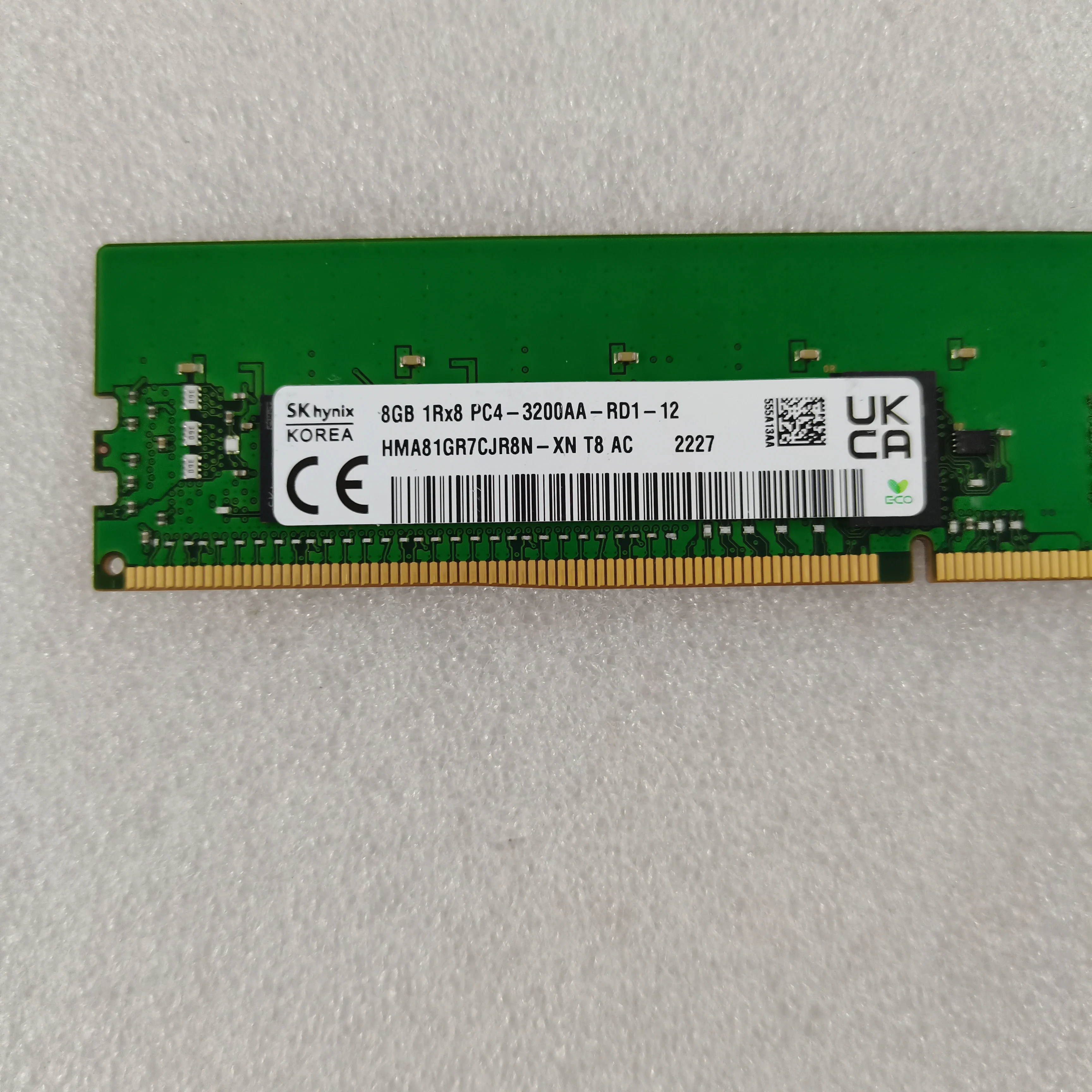 Hma81gr7cjr8n-xn 8gb Ddr4-3200 Rdimm Pc4-25600r Single Rank - Buy ...