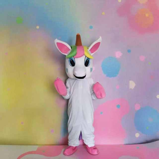 2025 New Collection Cartoon Character Unicorn Mascot Costume for Birthday Christmas Party Halloween COSPLAY Featuring Headwear