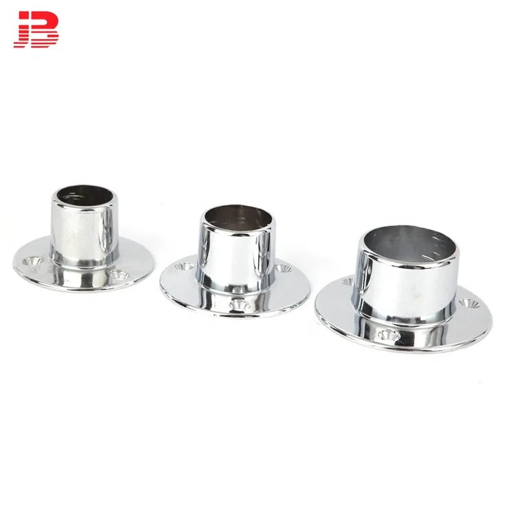 Metal 38x38mm male tube connector for square pipe