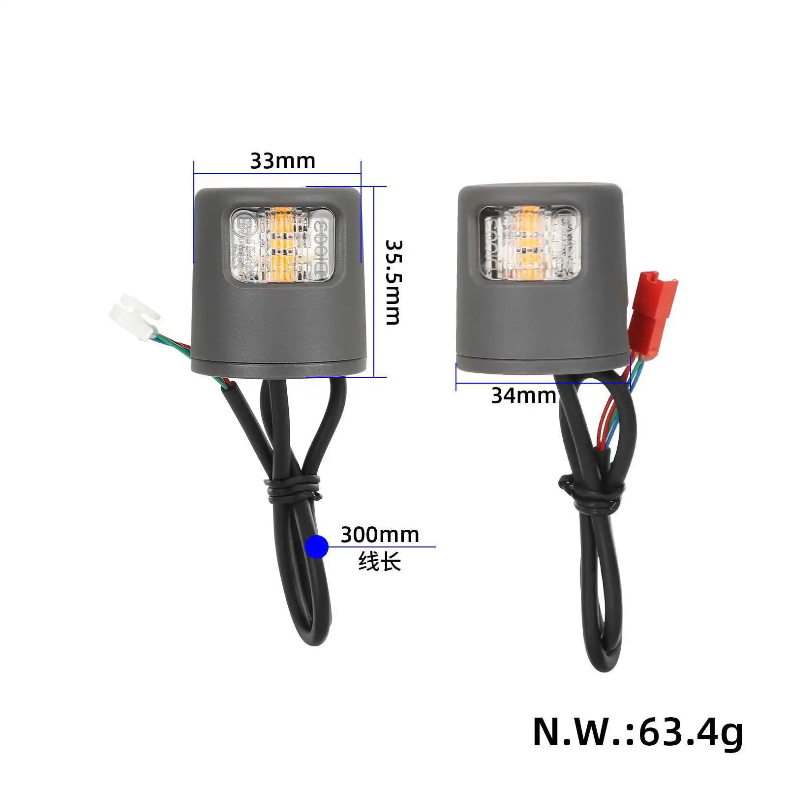 original round turn signal for Xiaomi 4 lite second generation scooter accessories Xiaomi E-Scooter Spare Replacement Parts