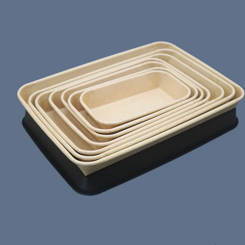 Japanese Style Paper Food Sushi Tray Pastry Tray Disposable Recyclable ...