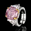 adjustable size Dried rose ring