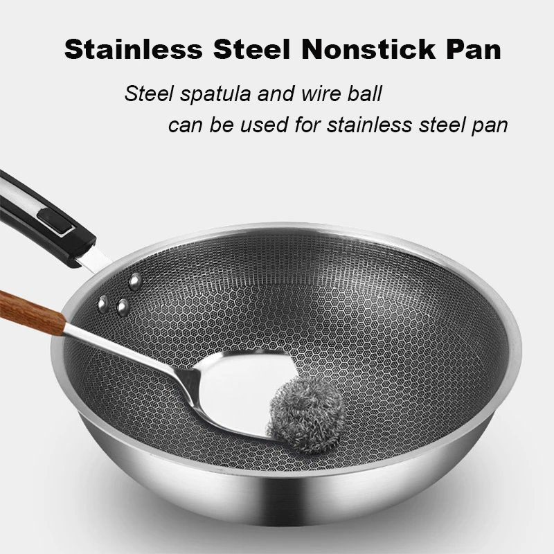Nonstick Frying Pan Stainless Steel Pan Nonstick