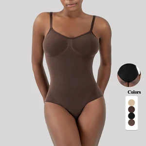 New Fashion Women's Seamless Shaper Tummy Control Bodysuit Backless Body Shaper Summer Nylon Solid Sexy Wholesale Shapewear