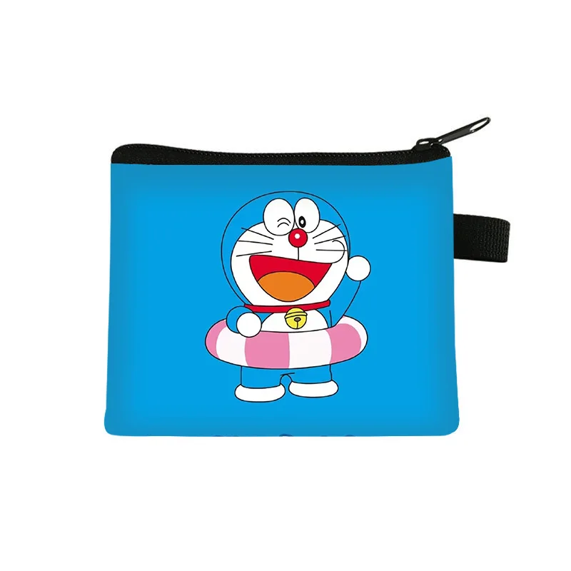 Newest Cartoon Anime Dora Polyester Coin Purse With Zipper for Kids Promotional Gifts Wallets Hold Money Card Coin Purse