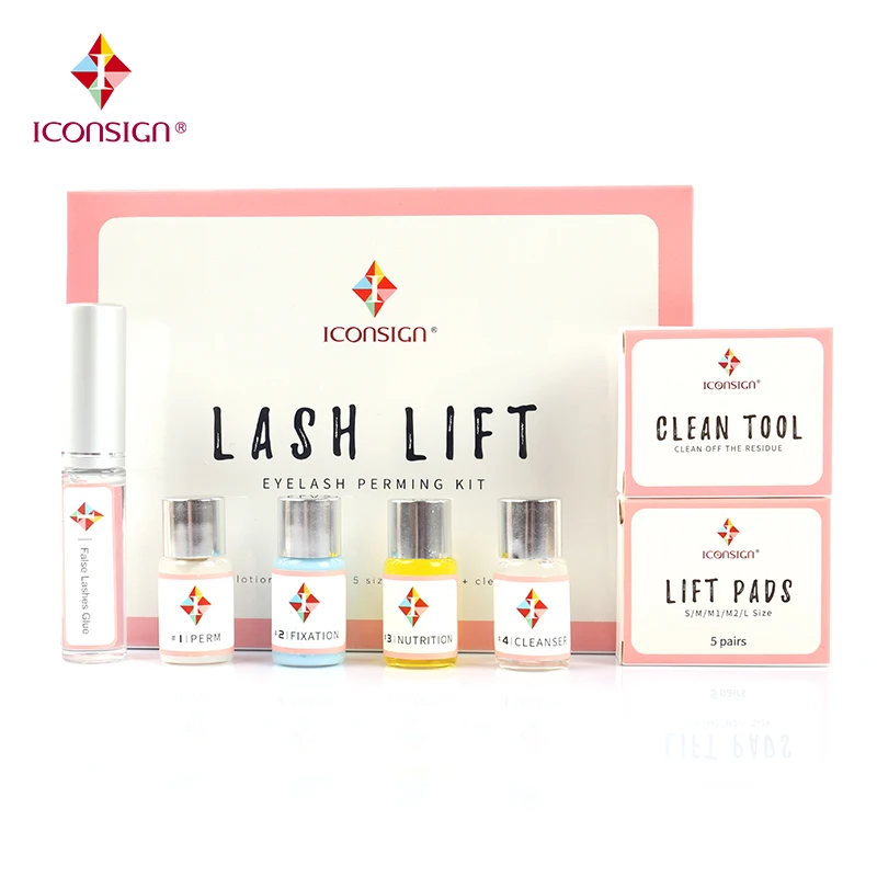 Weekly Deals горячая Распродажа Iconsign ресниц увеличение ягодиц до и после ресниц Пермь Комплект цели! Полупостоянная ресниц лифтинг набор для наращивания ресниц
