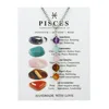 3901 cadena de plata Piscis