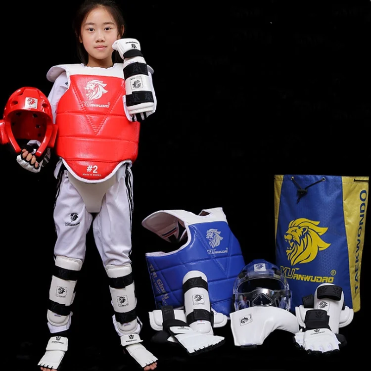 
 Индивидуальный Логотип, защита для тела тхэквондо/набор спаррингов для тхэквондо/снаряжение для тхэквондо для детей  