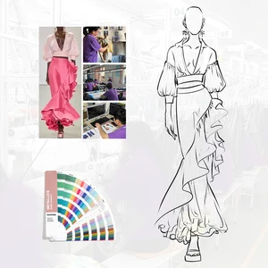 Customized Solid Mermaid Fleece Mermaid Floor Length Dresses for Women Clothing Ladies Elegant Manufacturers Women Casual Dress