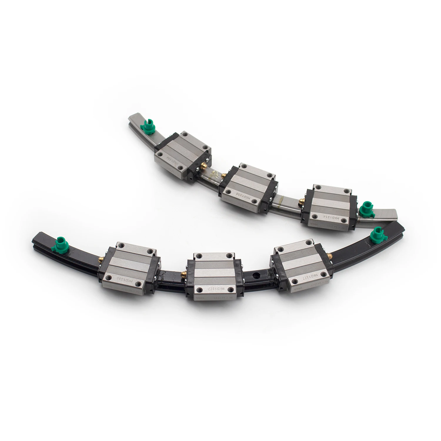 THK Curved Linear Guide Rail Circular Rail HCR15A HCR12A HCR25A HCR35A HCR45A HGM15A HGM25A 60° 180° 360° Curve Rail Block