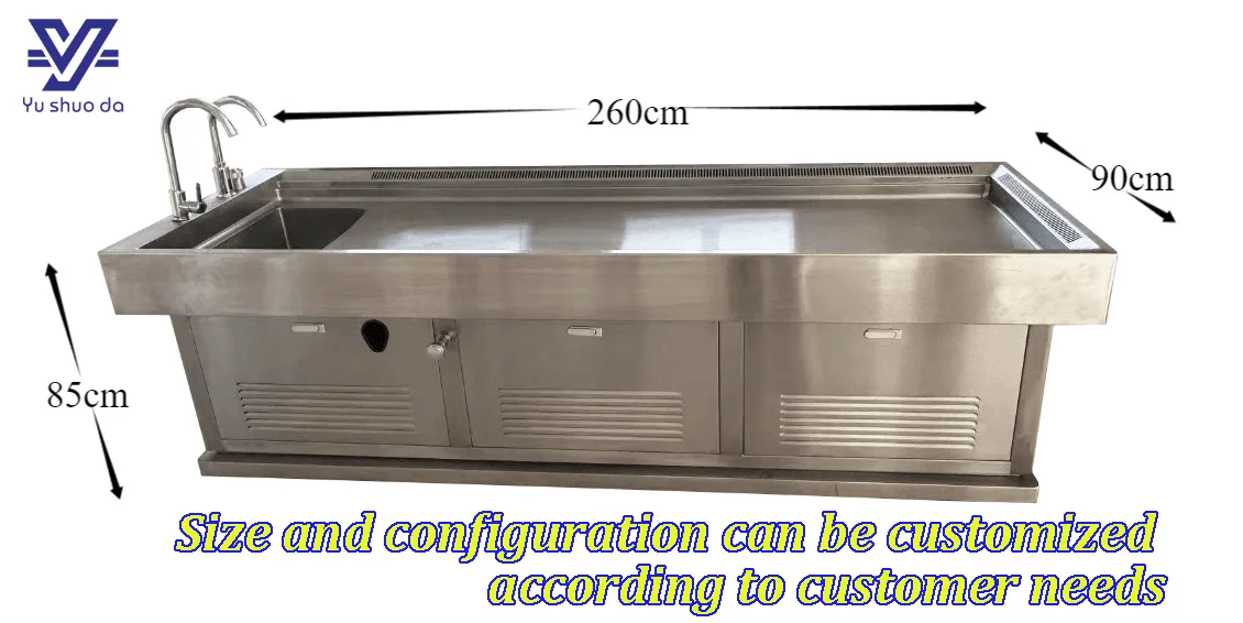 mortuary dissecting table