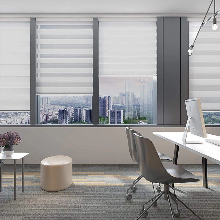 Hot Selling Factory Price Living Room Office Zebra Roller Shades Zebra Curtains