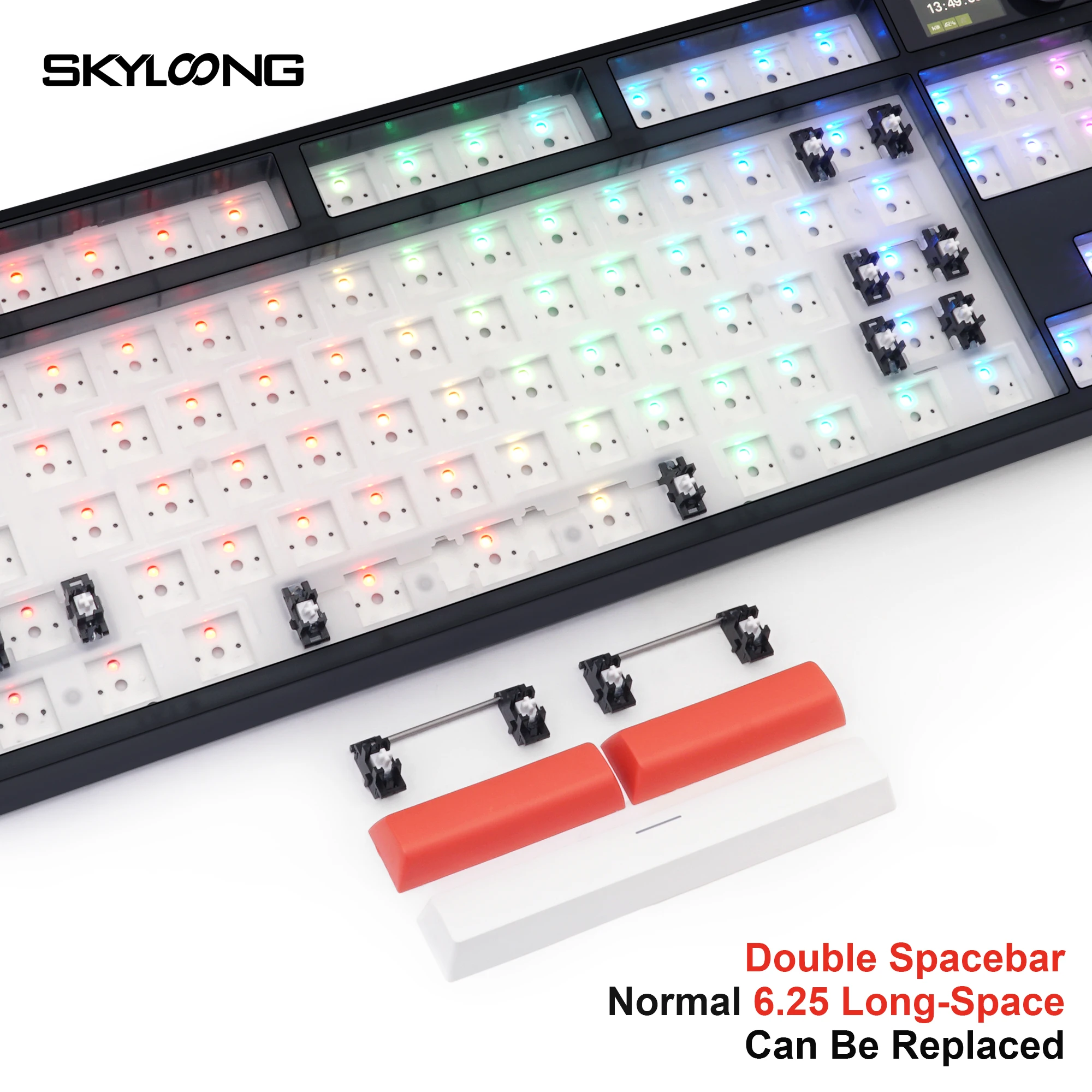 Skyloong Gk87 Pro Mechanical Keyboard Kit Hot Swappable Wireless Gaming ...