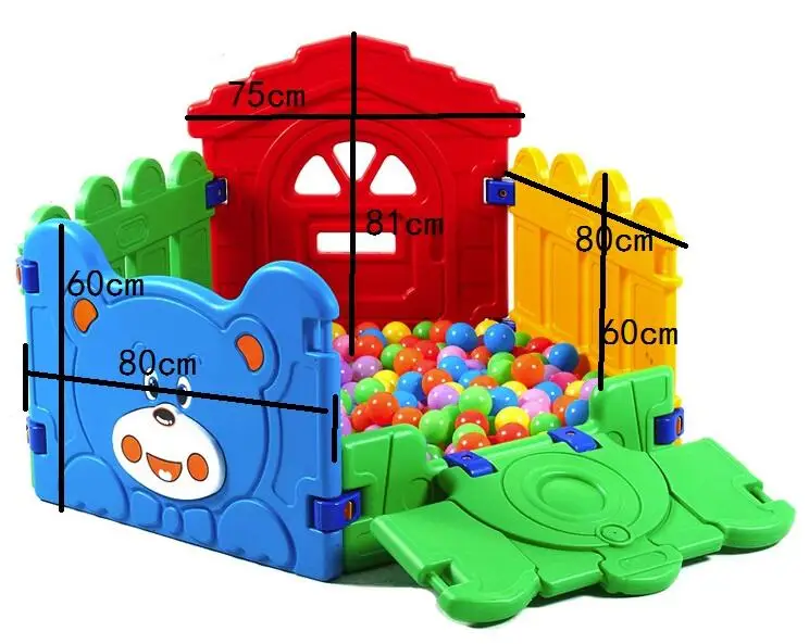 Feelkids Kids Play Yellow Indoor/Outdoor Playground Equipment Ball Pool Slide Made LLDPE for Kindergarten School Use Max details
