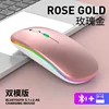 Dual-mode illuminated charging rose gold