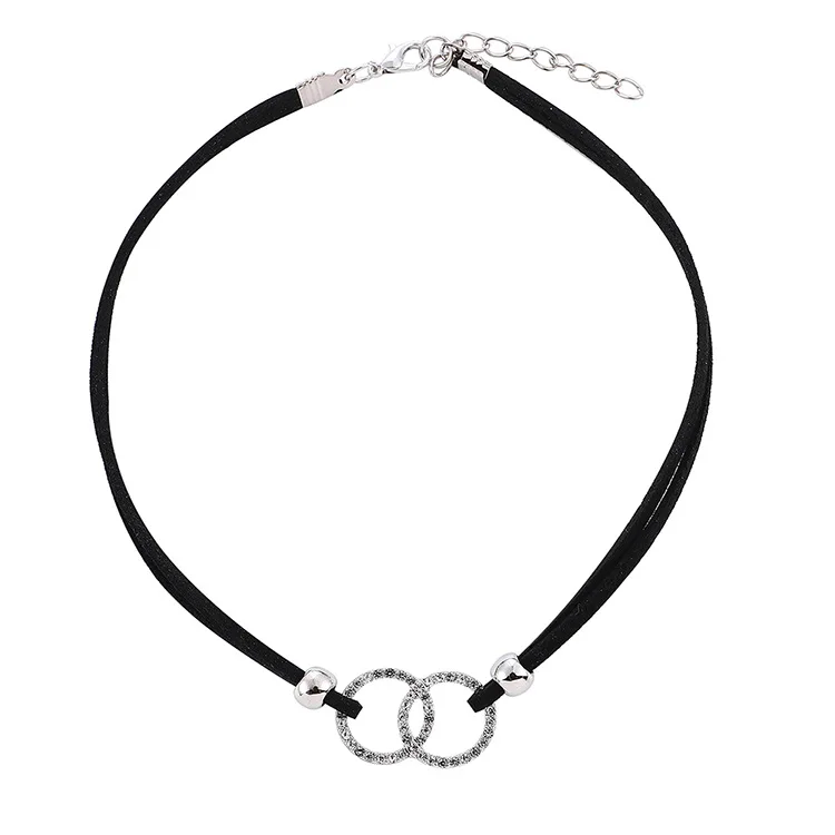 Buy Punk Fashion Velvet Leather Choker 