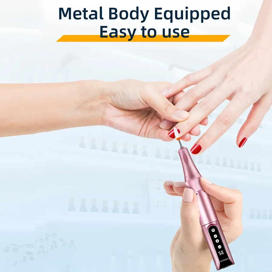 Duofu Professional High Power Gel Remover Pen Electric Nail Drill for Salon-Grade