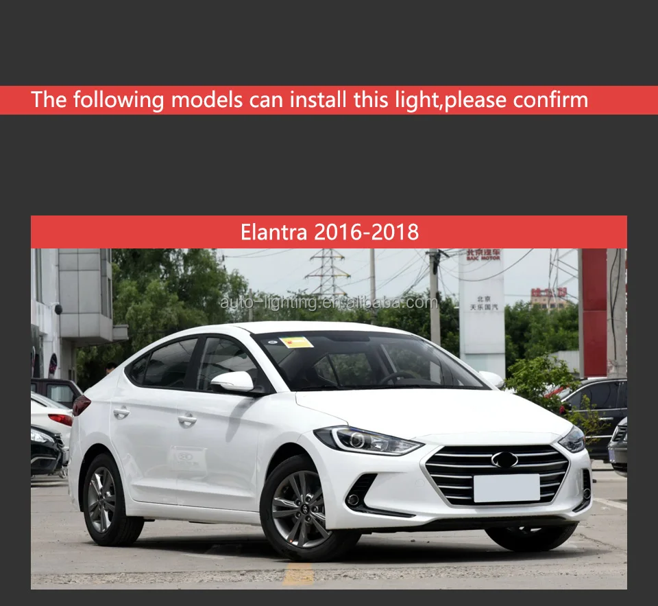 Akd Car Styling For Hyundai Elantra Drl Headlights 2016-2020 Upgraded And  Modified Lamborghini Style Running Lights Auto Parts - Buy For  Hyundai,Headlight,High Quality Pc Material Product on 