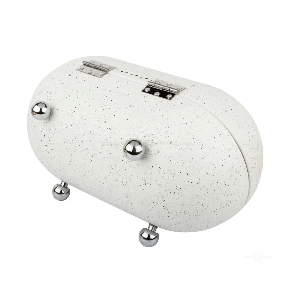 Large Bread Box Kitchen Counter Dry Food Storage Container Iron Paint Storage Box Large Bread Box Metal