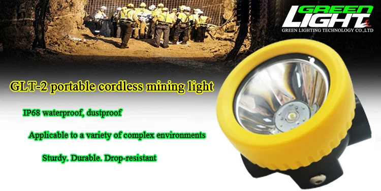 5000Lux Cordless Mining Lamp IP68 Waterproof 191g Custom Colors Suitable for Harsh Environments