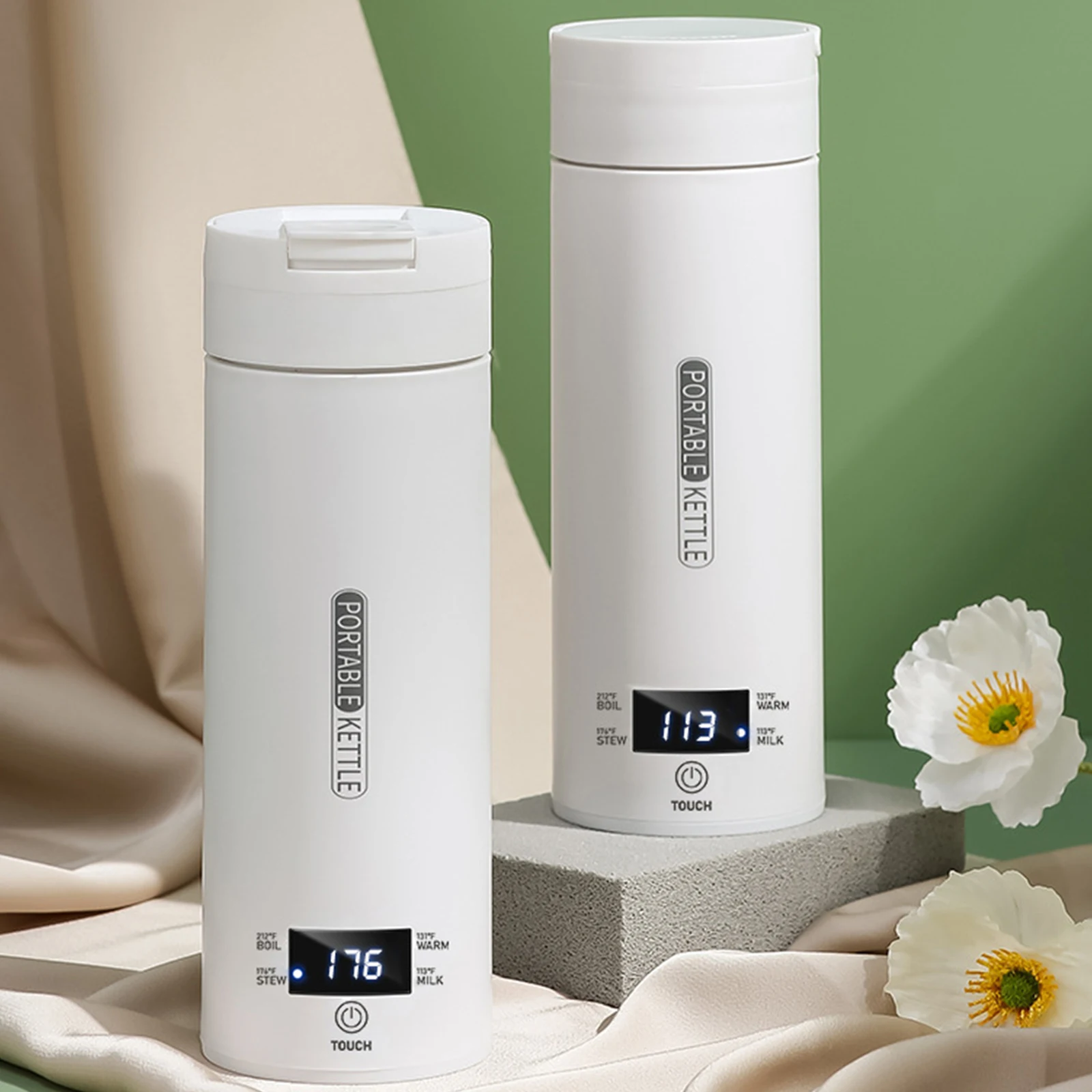Mini Bouilloire 500Ml, Electrique Bouilloire De Voyage 4 Temperatures Mini Bouilloire 500Ml, Electrique Bouilloire De Voyage 4 Temperatures