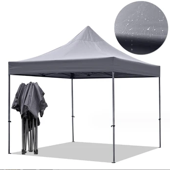 MELEX custom your logo Trade Show Tent white grey black 10xft Pop Up Canopy Round